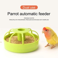 ELAK BERSEPAH Bekas Minum Air Burung Bekas Makan Burung Bekas 2 Dalam 1 Automatic Parrot Feeder Drin