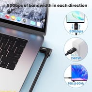 Best USB5 Cord 80Gbps Data Speed 240W Fast Charging Triple 16K 144Hz Monitor Support Wide Compatibil