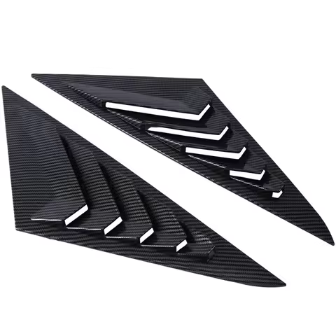 Well 1Pair Car Rear Window Louver Trim Cover For Hyundai Sonata 8Th 9Th 2011-2019 Side Shutter Air V