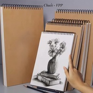 XO 100-page sketchbook - Spring spine - Horizontal size A4/B5 - 100gsm paper