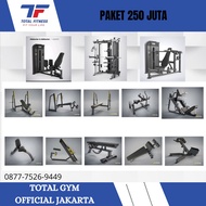 Paket alat olahraga usaha tempat gym fitness