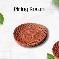 Thick Plastic Rattan Plate / Plastic Woven Plate