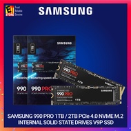 SAMSUNG 990 PRO 1TN / 2TB /4TB NVMe M.2 SSD 2280 PCIe 4.0 INTERNAL SOLID STATE DRIVES