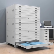 A0 Drawing Cabinet Multi-layer Print Shop Paper Storage Cabinet Engineering Drawing Storage File Cab