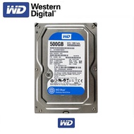 WD Blue 500GB Desktop HDD 7200RPM 64MB SATA-3 (WD10EZEX) ( ฮาร์ดดิสพกพา Internal Harddisk Harddrive 