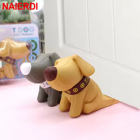 NAIERDI Cute Door Stops Cartoon Creative Silicone Door Stopper Holder Safety Toys For Children Baby