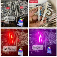 Audi i8, A11 super smooth LED light circuit controls color via application on smart phone