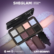 Cat Woman X SHEGLAM Feline Fatale Giltter Eyeshadow Palette Matte Eye Shadow Powder Makeup Cosmetics