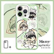苹果手机壳 cute phone case Sarung telefon asli Chengyi Beauty Egg Q versi comel sesuai untuk Apple 15prom