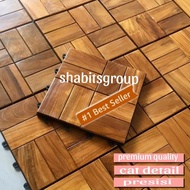 decking kayu motif deking atau lantai kayu motif lantai portabel 30x30