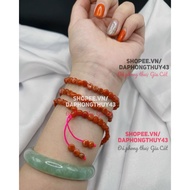 Flat jade ring in svip tested 5a type a with paper card