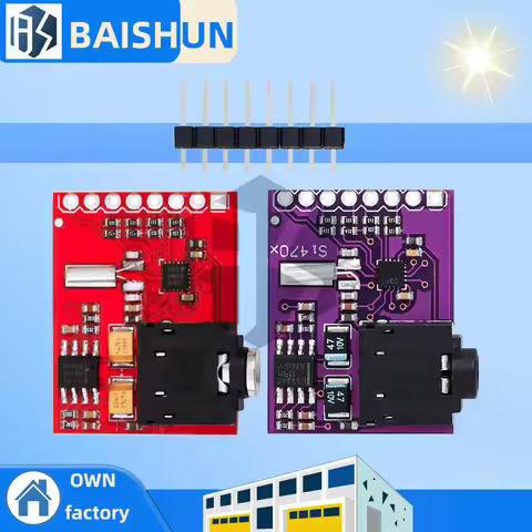 Si4703 RDS FM Radio Tuner Evaluation Breakout Module For Arduino AVR PIC ARM Radio Data Service Filt