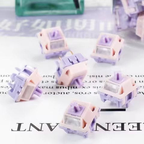 MMD Princess V4 Switch Linear Tactile 5pin 28g 38g 45g 53g 48g 60g HIFI Sound Big Light Guide Mechan