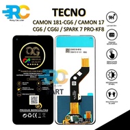 Lcd Touchscreen Tecno Camon 181-CG6 / Camon 17 CG6 / CG6J / Spark 7 Pro-KF8 Fulset