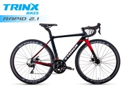 จักรยานเสือหมอบ TRINX RAPID 2.1 DISC เฟรมคาร์บอน เกียร์ 2*11 speed 105 SHIMANO 700C (เบรคน้ำมัน) 202