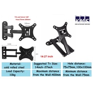 14-27 inch LCD LED TV PC Monitor Wall Mount Bracket Corner Tilt Swivel Holder
