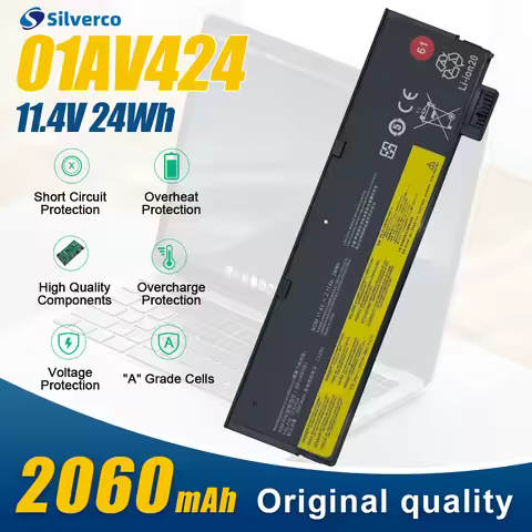 01AV424 72WH Laptop Battery for Lenovo ThinkPad T470 T480 T570 T580 P51S P52S 01AV423 01AV425 01AV42