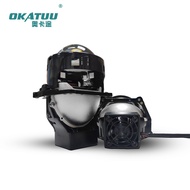 OKATUU 24V Truck Bus Front Light 55W 65W Bi LED Projector Lens 24V For Truck Bus 3.0Inch LED Projector Headlight