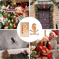 Gnome Stencil Gnome Window Gnome Footprints Christmas Gnome Footprint Template - Stencil Wooden Foot