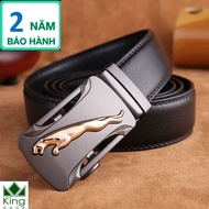 [HCM]Thắt Lưng Dây Nịt Nam Da Bò Cao Cấp Khóa Tự Động Cao Cấp B1 - Đồ Da Kingshop