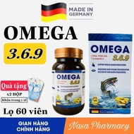 Omega 3.6.9 FISH OIL Supplement OMEGA 3.6.9 Imported German CHLB OMEGA 3.6.9 DHA FISH OIL 60 Capsules