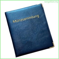 RAN 480 Pockets Coin Collection Book for Collector Leather Coin Organiser Coin Album