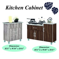 KABINET DAPUR/RAK DAPUR GAS/ALMARI DAPUR/KITCHEN CABINET/STORAGE CABINET/GAS CABINET/TILE TABLE TOP 