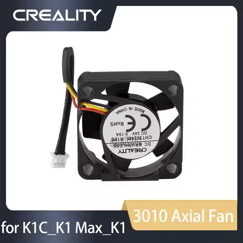Creality 3010 Axial Fan for K1C_K1 Max_K1 3010 Axial Fan DC24V 0.1A Brand New Original Parts 3D Prin