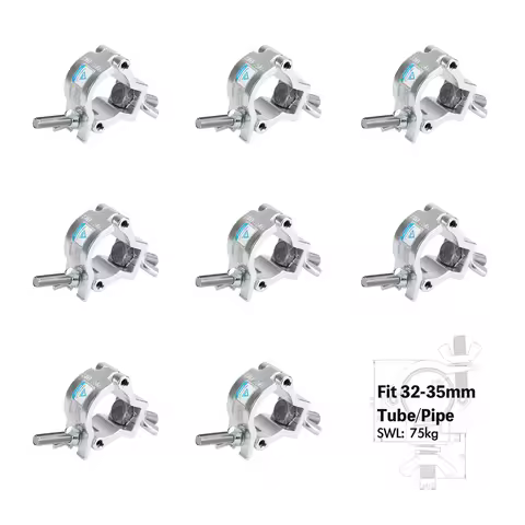 O Clamp 32-35 mm Lighting Mount for Stage Lighting Moving Head Light Par Light Spotlight Aluminum Al