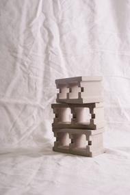 加大水泥空心磚-桌上擺飾 文具雜貨 牙刷架 父親節禮物 男友禮物