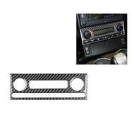 Carbon Fiber Interior AC Button Frame Cover Trim For Chevrolet Corvette C6 05-07