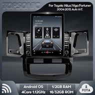 TopSonic Android 4Core IPS 9.7inch Vertical Screen Car Radio Audio Video Stereo Player For Toyota Hi