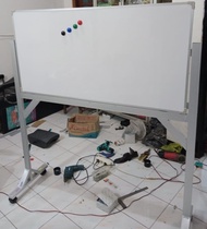 Papan Tulis Whiteboard Standing Magnet 120 x 240 cm