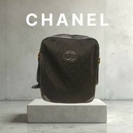 🫅女神購物節狂降（原$19800）‼️只到3/15⏰㊣✨CHANEL✨香奈兒 小香 老香 可可色 咖啡色 拼接 異材質  Vintage 相機包 腋下包/二手包/二手精品🌳二手樹屋🌳