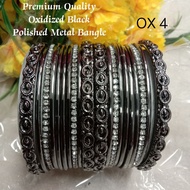 Ready Stock Bangles / Indian Bangles / Oxidized Bangles / Indian Metal White Gold Bangles /Boutique 
