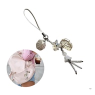 ✿ Lovely Phone Charm Pendant Keychain for Bag Mobile Phones Cute Jellyfish Tassels