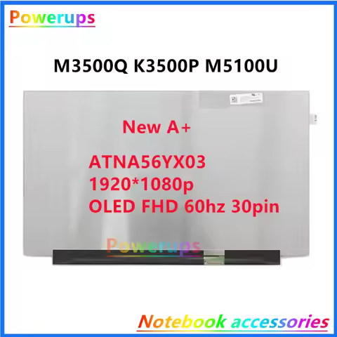 New A+ Laptop LCD/LED Screen/Display For Asus Vivobook Pro15 M3500Q M5100U K3500P K513 Go 15 E1504F 