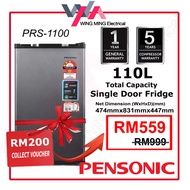 Pensonic 110L Mini Bar Refrigerator 1 Door/Peti Ais 1 Pintu (PRS-1100)Mini Bar Fridge/ Peti Sejuk Ke