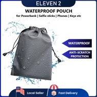 eleven2 Portable Power Bank Storage Bag USB Charger Cables Waterproof Pouch Drawstring Pouch
