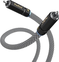 Preffair Audiophile 75 Ohm Digital Coaxial RCA Cable - 6N OCC Copper Multiple Shielded Audio RCA Wir