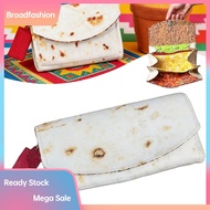 [Jobhere]  Burrito Coin Purse Portable Burrito Wallet Fun Burrito Wallet Faux Leather Coin Purse Tra