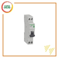 [EZ9D16625] Schneider Electric Easy9 RCBO RCD with overcurrent protection 1P+N 25A C curve 6kA (cupex)