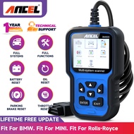 【Ship From Malaysia】ANCEL BM500 Professional OBD2 Scanner for BMW/Mini/Royce Cars Full-system automo