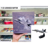 USA F-22 Lockheed Martin Raptor fighter aircraft model scale 1:100 Ns models MBQS012