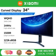 Xiaomi 34 inch/30 inch Curved Monitor Ultrawide VA Gaming Display 144hz AMD Free Sync WQHD 121% sRGB