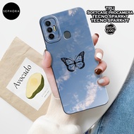 Tecno Spark 7 Case Latest 7T/ - Butterfly Fashion Case - Tecno Spark 7 Softcase 7T/ - Pro Camera Cas