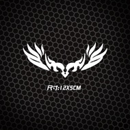 P-a353 Reflective Sticker Wings of Freedom Wings Motorcycle Reflective Modified Sticker Helmet Decoration Sticker Waterproof Lightproof Personalized Exclusive Style