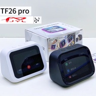 ลำโพงบลูทูธอัจฉริยะ TF26 PRO พร้อมจอแสดงผล LED รีโมท控制 สนับสนุน AI และนาฬิกาอัจฉริยะ white