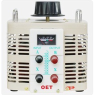 OET TDGC2 0.5kVA Contact Voltage Regulator - (240V input) Contact Regulating Variable Transformer