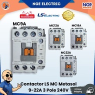 Contactor| LS MC9B MC12B MC18B MC22B Contactor 22A 3P Coil AC240V Original LS Industrial Korea | Min